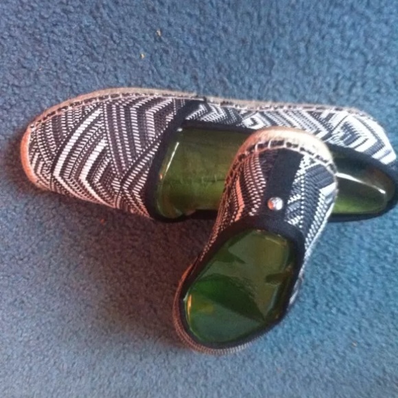 Sam Edelman Shoes Lynn Black White Woven Espadrilles size 9 European summer - Picture 2 of 8